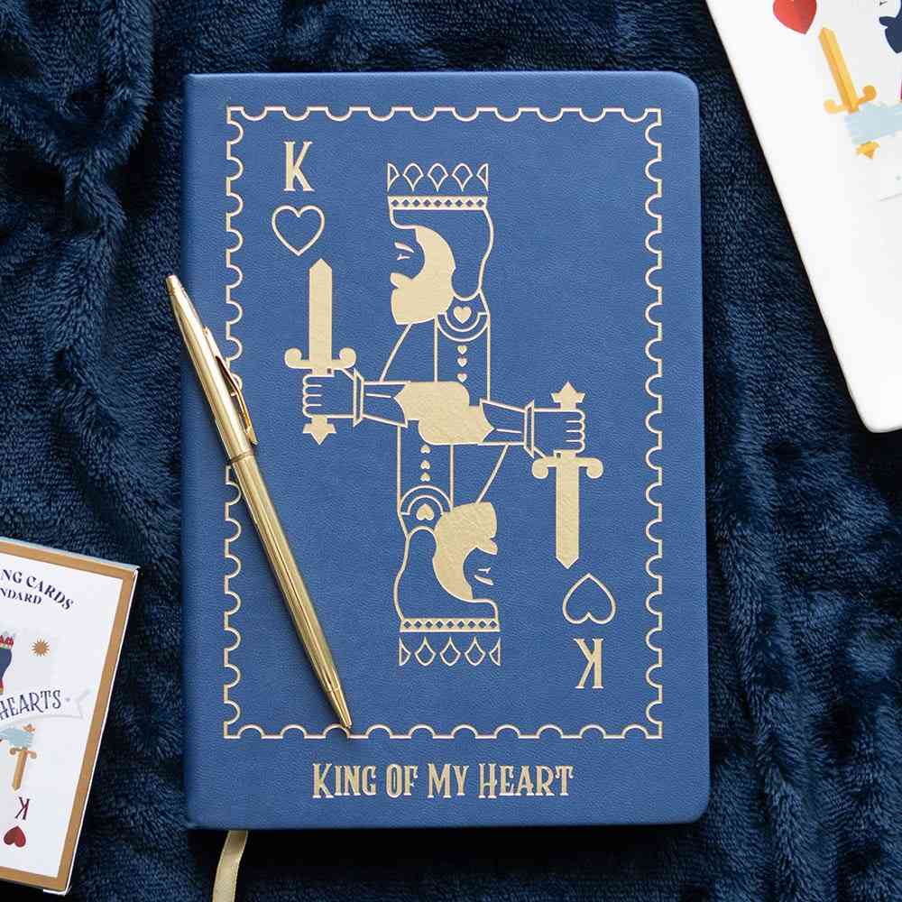 Something Different - King of My Heart Playing Card A5 Notitieboek - Multicolours